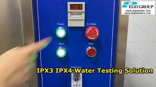 เครื่องทดสอบฝน IEC60529 IPX3 และ IPX4 พร้อมหัวฉีดสเปรย์มือถือ