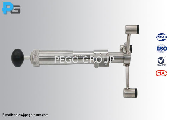 ISO4532 Compliant Pistol Test Apparatus with 0~90 N/cm Impact Force and 5mm Steel Ball Tip for Enamelled Articles Testing