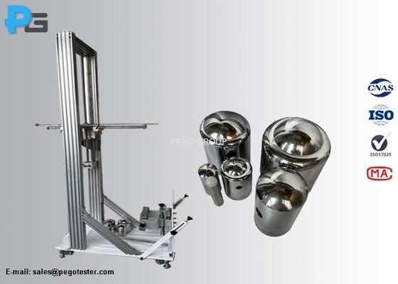 IK เครื่องทดสอบแรงกระแทกทางกล IK01 - IK10 ค้อนเหล็กลูกตุ้ม Alumimum Test Bench
